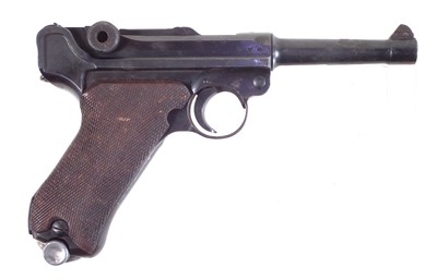 Lot 34 - Deactivated Luger WWII P08 9mm semi-automatic pistol