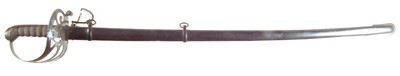 Lot 241 - Rifle officers sword and scabbard