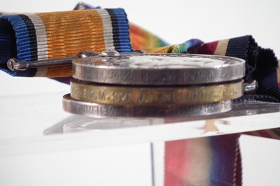 Lot 186 - WW1 Medal Group with Bravery medal