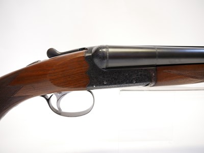 Lot 483 - SKB 12 bore side by side shotgun LICENCE REQUIRED