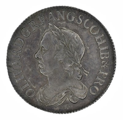Lot 9 - Oliver Cromwell, Shilling, 1658.