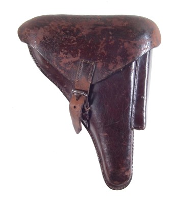 Lot 178 - Luger P08 leather holster
