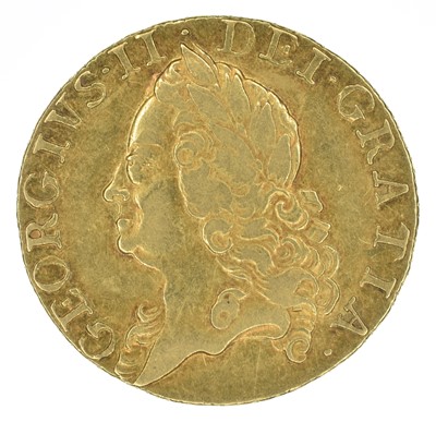 Lot 42 - King George II, Guinea, 1760.