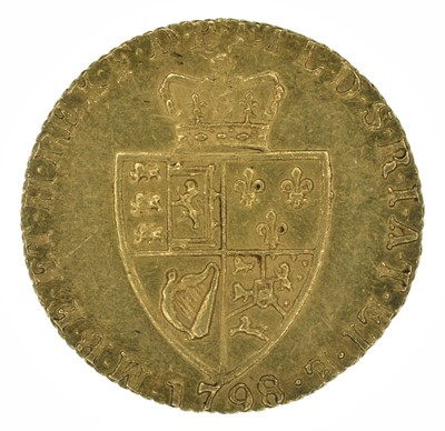 Lot 50 - King George III, Guinea, 1798.