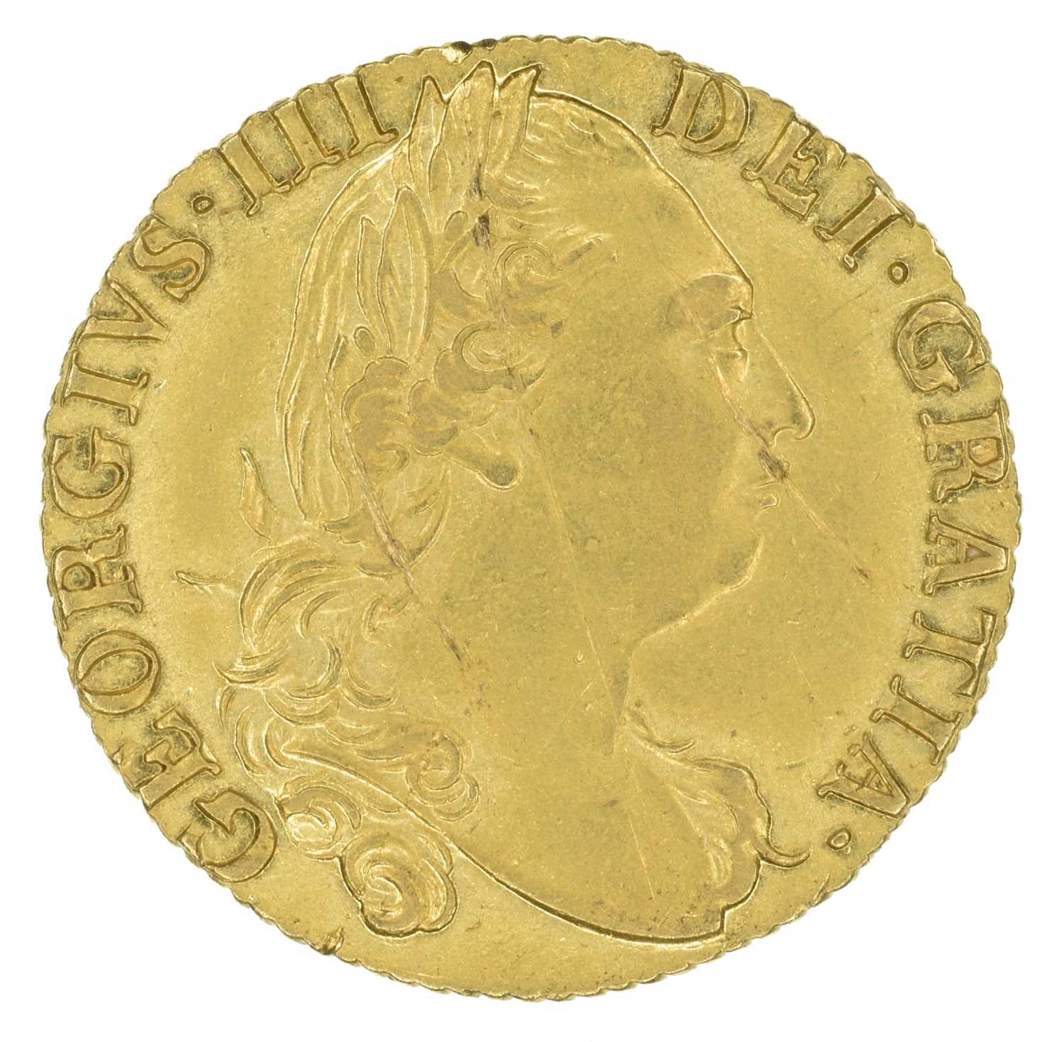 Lot 47 - King George III, Guinea, 1785.
