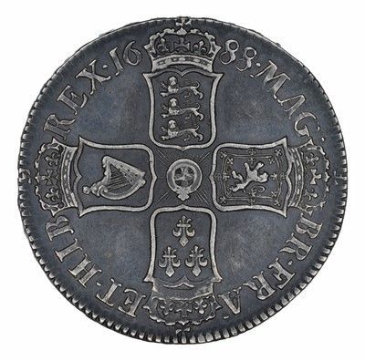 Lot 14 - King James II, Crown, 1688 QVARTO.