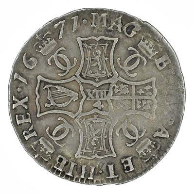 Lot 12 - Scotland, King Charles II, Merk, 1671.