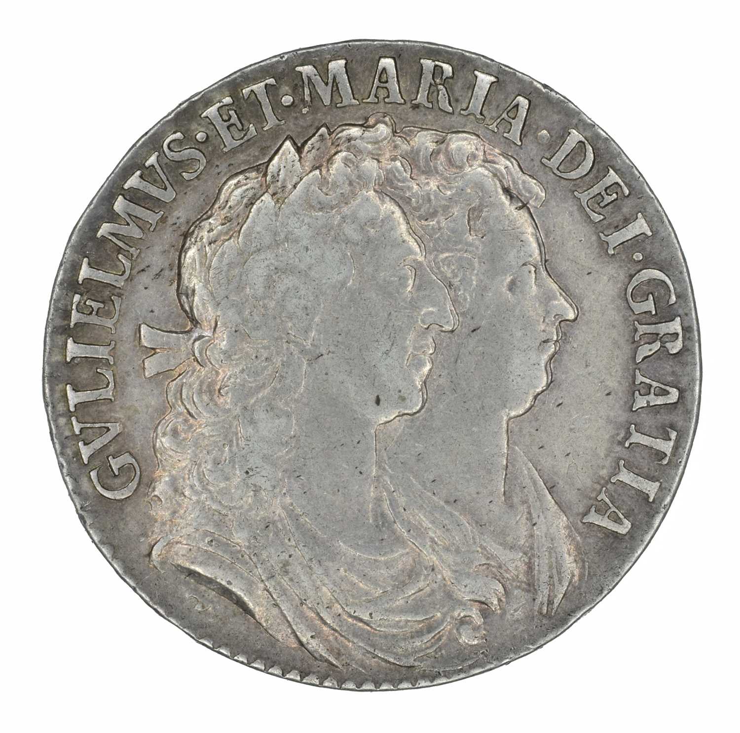 Lot 16 - William and Mary, Halfcrown, 1689.