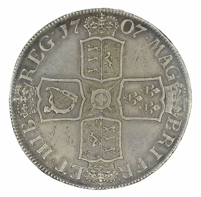 Lot 27 - Queen Anne, Crown, 1707 SEPTIMO.