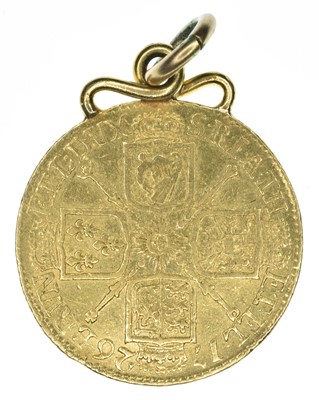 Lot 38 - King George I, Guinea, 1726, pendant mounted.