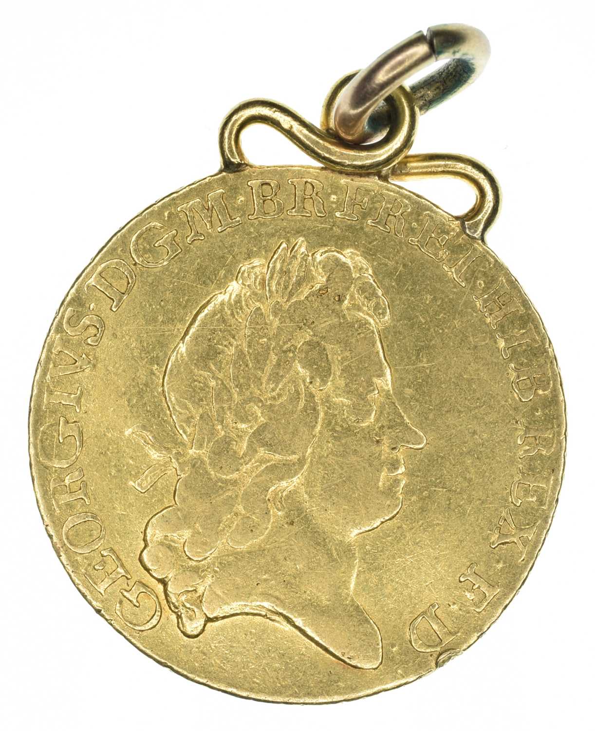 Lot 38 - King George I, Guinea, 1726, pendant mounted.