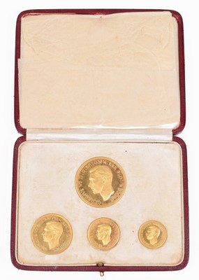 Lot 86 - A George VI 1937 Gold Proof Four Coin Specimen Set.