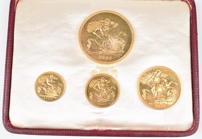 Lot 86 - A George VI 1937 Gold Proof Four Coin Specimen Set.