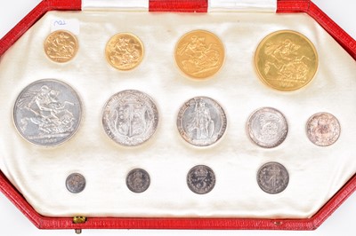 Lot 85 - Edward VII 1902 Coronation thirteen-coin specimen set.