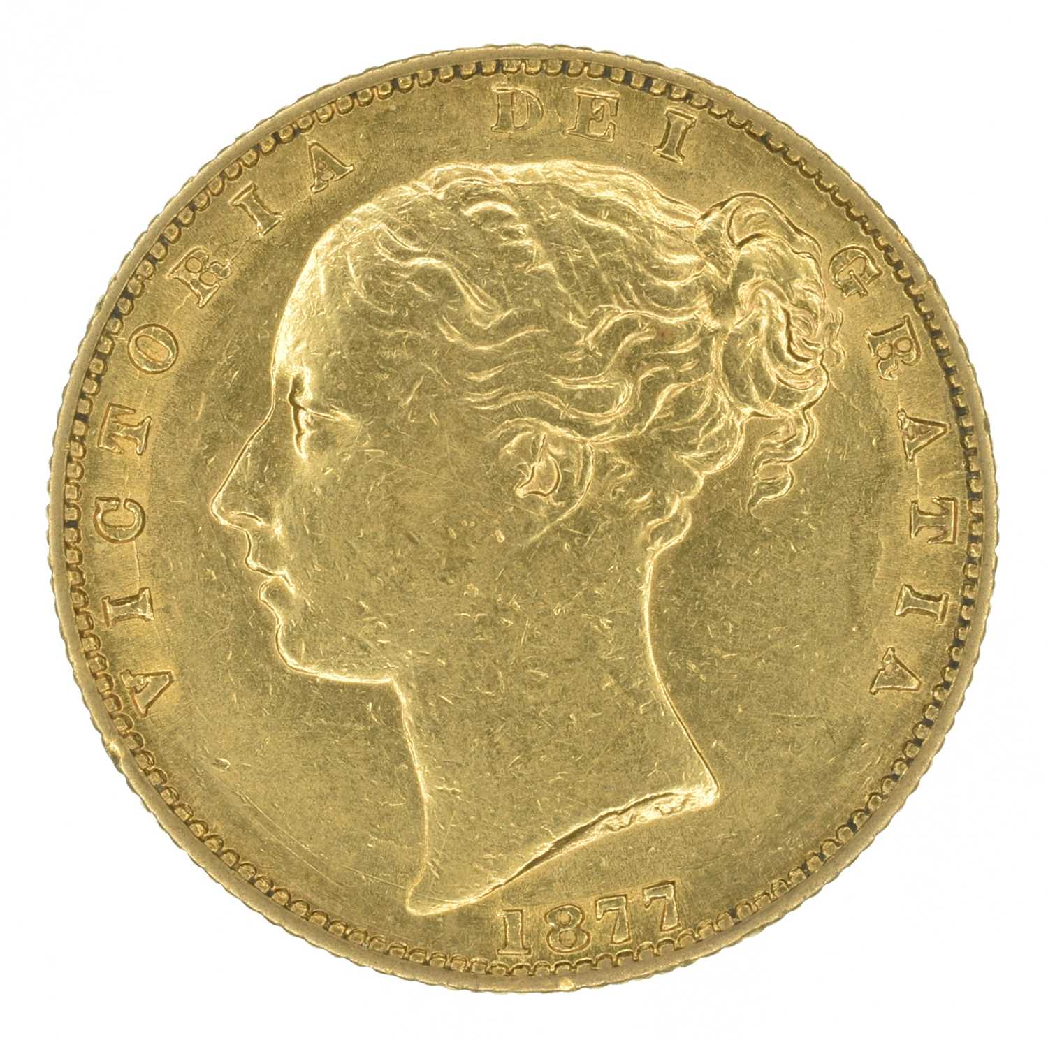 Lot 68 - Queen Victoria, Sovereign, 1877, Sydney Mint.