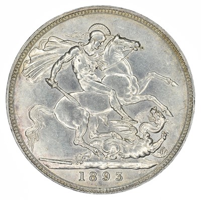 Lot 71 - Queen Victoria, Crown, 1893 and Double-Florin, 1890 (2).