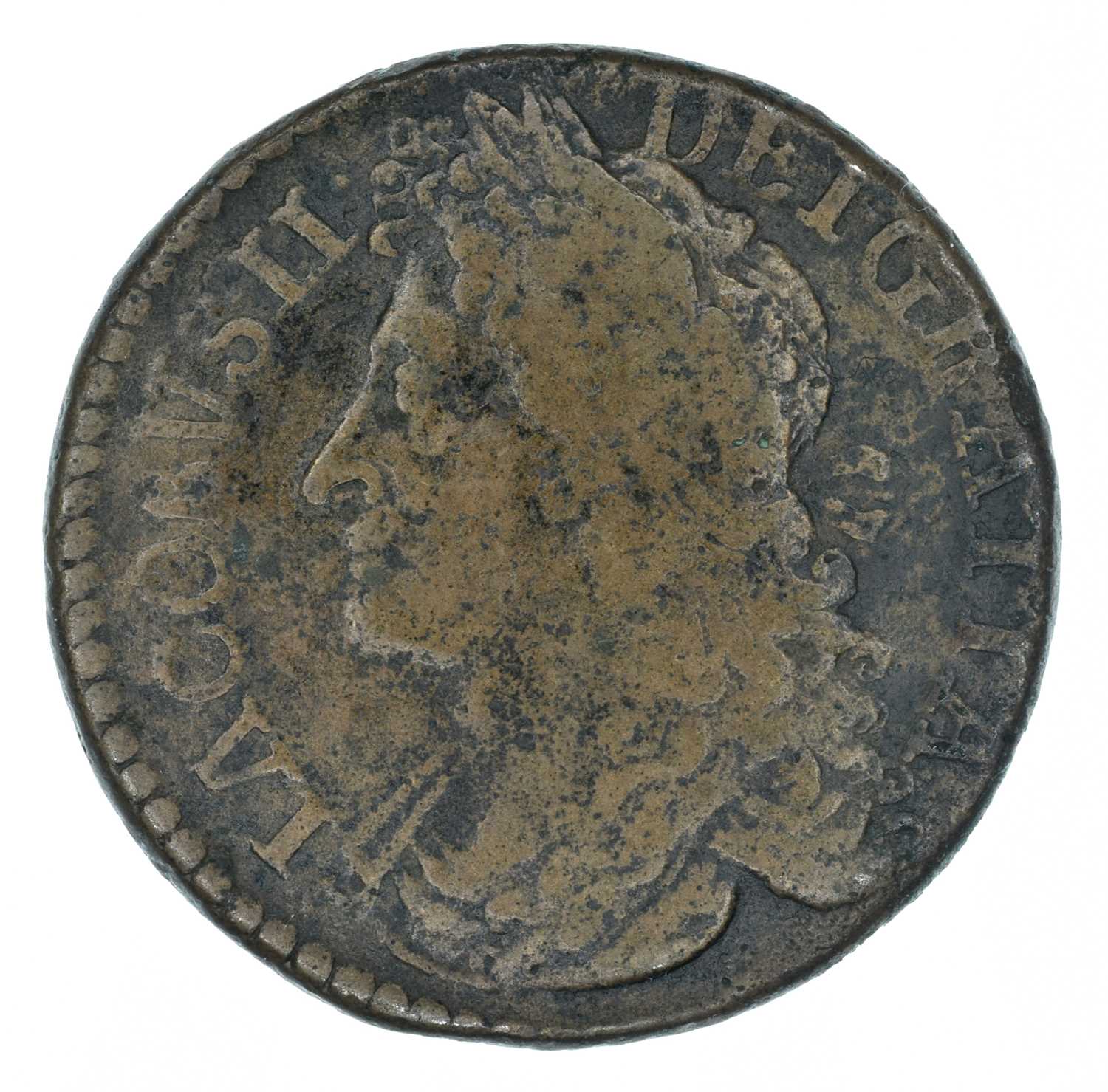 Lot 15 - Ireland, James II, 'Gunmoney' coinage, Halfcrown and Shilling (2).