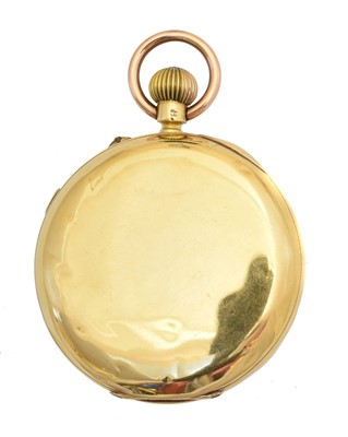 Lot 151 - An 18ct gold open face pocket watch