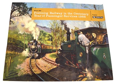 Lot 2 - Festiniog Railway 1965 Centenary Poster