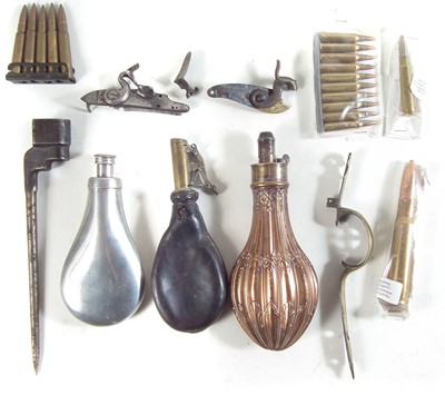 Lot 143 - Collection of gun parts and related items