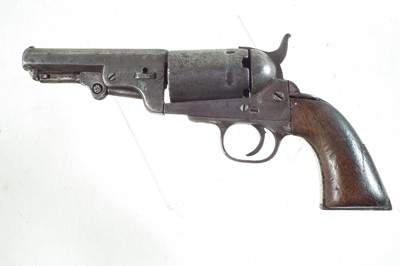 Lot 16 - Percussion Colt type revolver probably by Clement arms