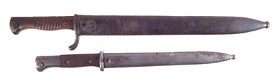 Lot 219 - Two Mauser bayonet