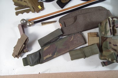 Lot 253 - Collection of Uniform parts and mixed militaria.