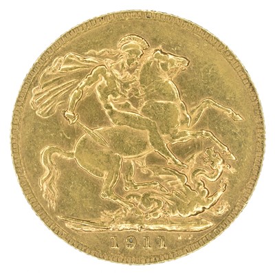 Lot 78 - George V, Sovereign, 1911 Perth Mint.