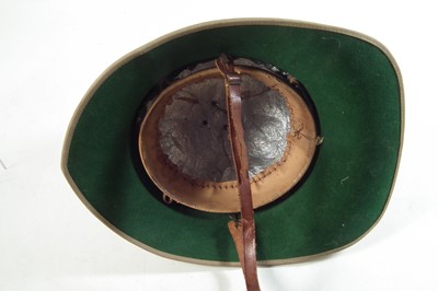 Lot 252 - WWII Linney RAF officer's khaki tropical helmet