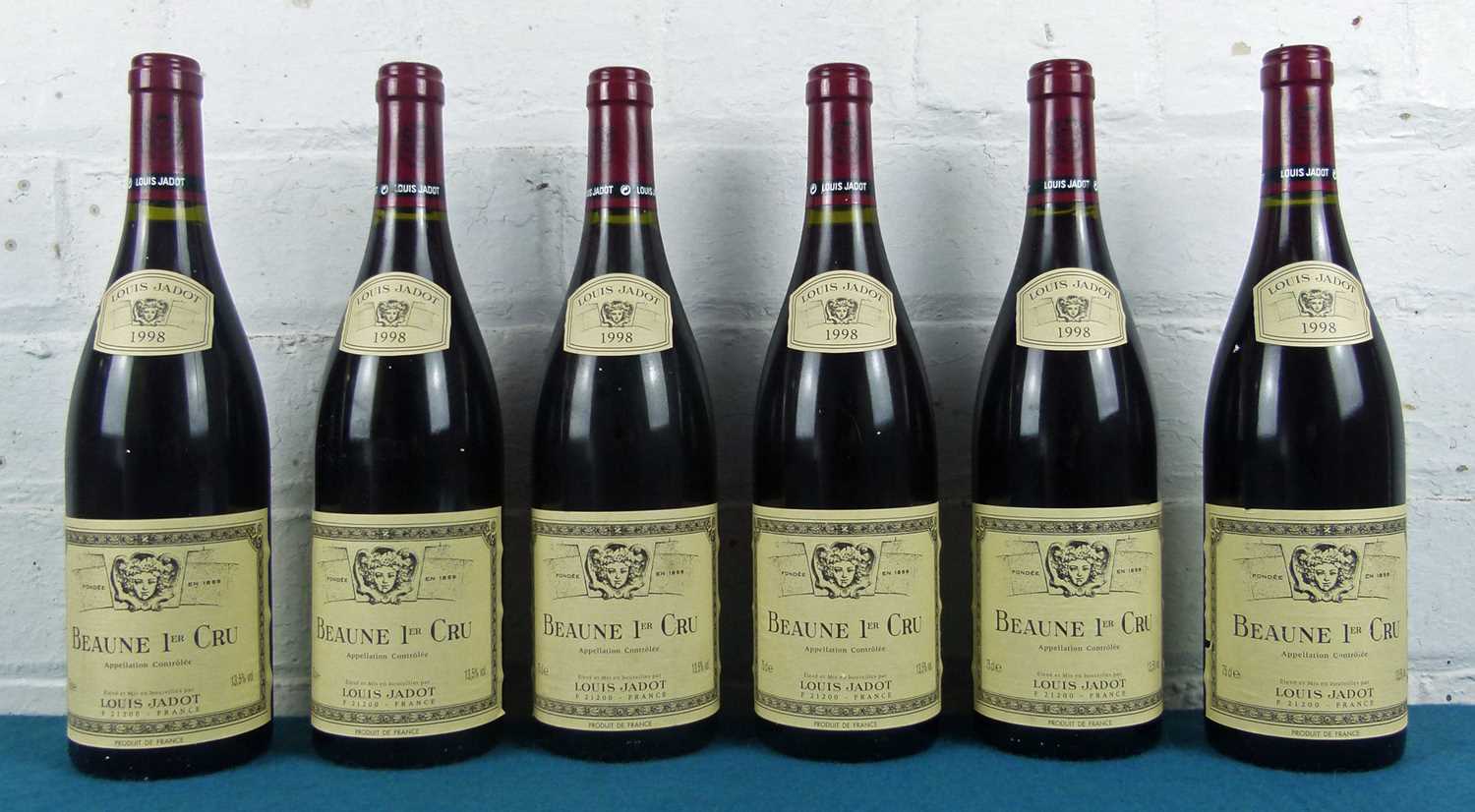 Lot 7 - 6 bottles Beaune 1er Cru Louis Jadot 1998