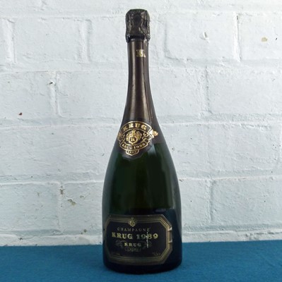 Lot 26 - 1 bottle Champagne Krug Vintage 1989