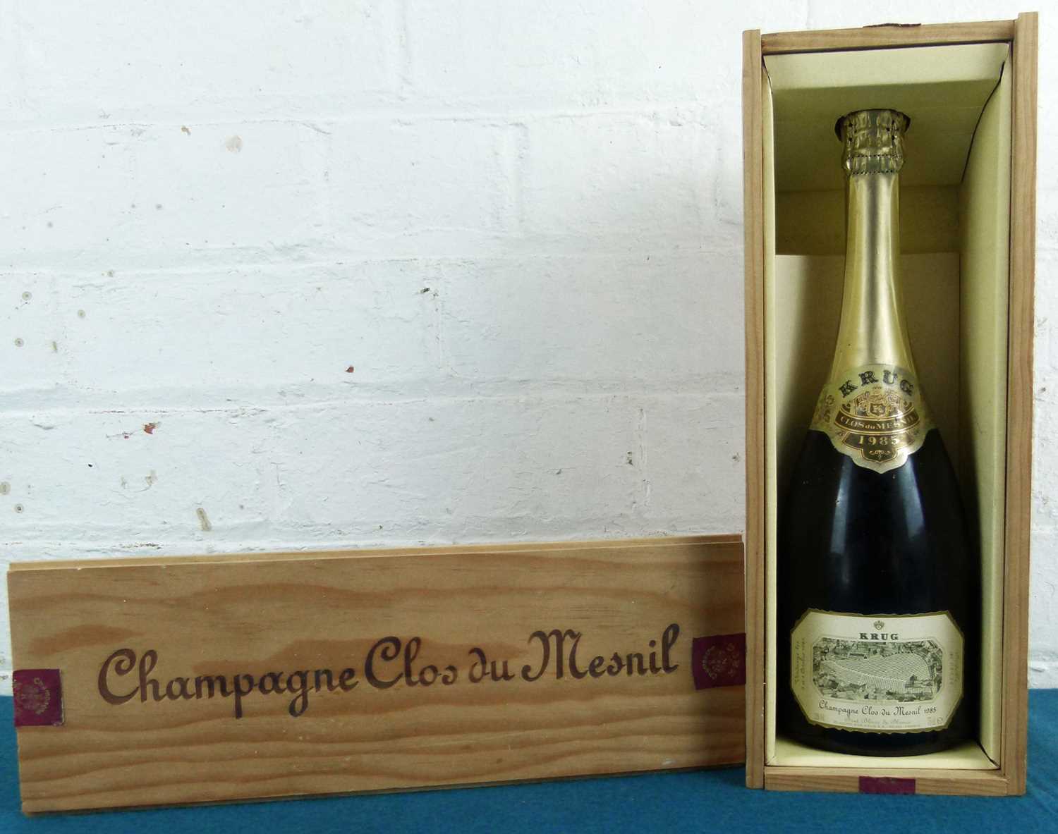 Lot 17 - 1 bottle Champagne Krug ‘Clos du Mesnil’ Vintage 1985