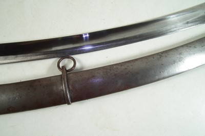 Lot 201 - 1796 pattern light cavalry sabre and scabbard