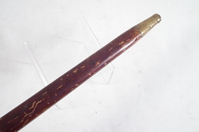 Lot 286 - British Army swagger stick