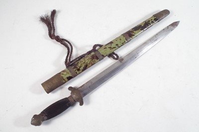 Lot 203 - Chinese short sword or Jian