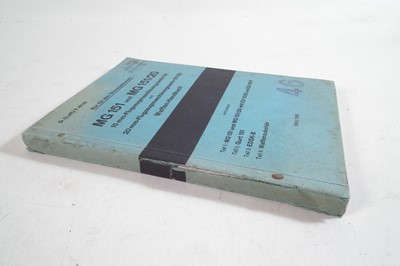 Lot 270 - German WWII Luftwaffe aircraft machine gun instruction book