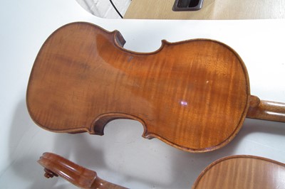 Lot 19 - Six violins