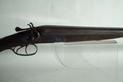 Lot 134 - Deactivated 12 bore double barrel hammer gun by James Williams and Co Birmingham