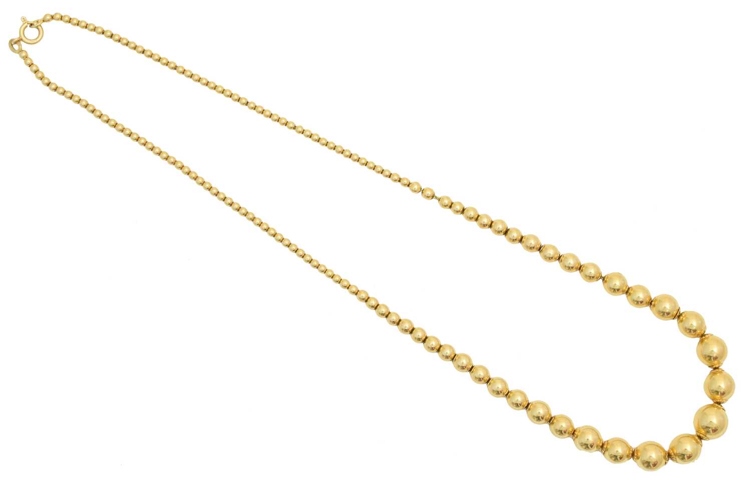 Lot 59 - An 18ct gold necklace by UnoAErre