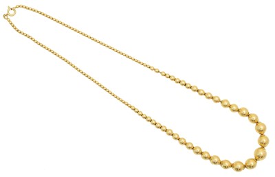 Lot 59 - An 18ct gold necklace by UnoAErre