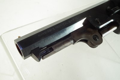 Lot 362 - Blank firing Pietta 9mm Colt 1851 type single action army revolver
