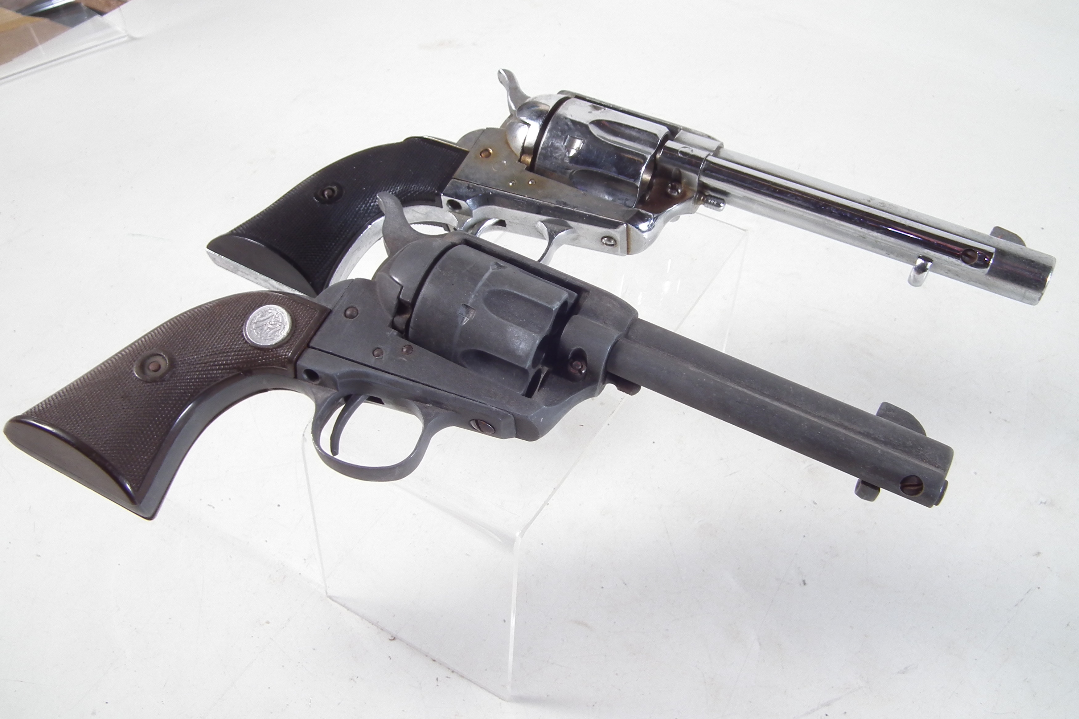 Lot 25 Two replica Colt Single Action Army revolvers