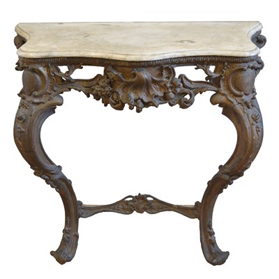 Lot 293 - Mid 19th century French console table