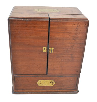 Lot 205 - Mid 19th century English mahogany domestic apothecary chest