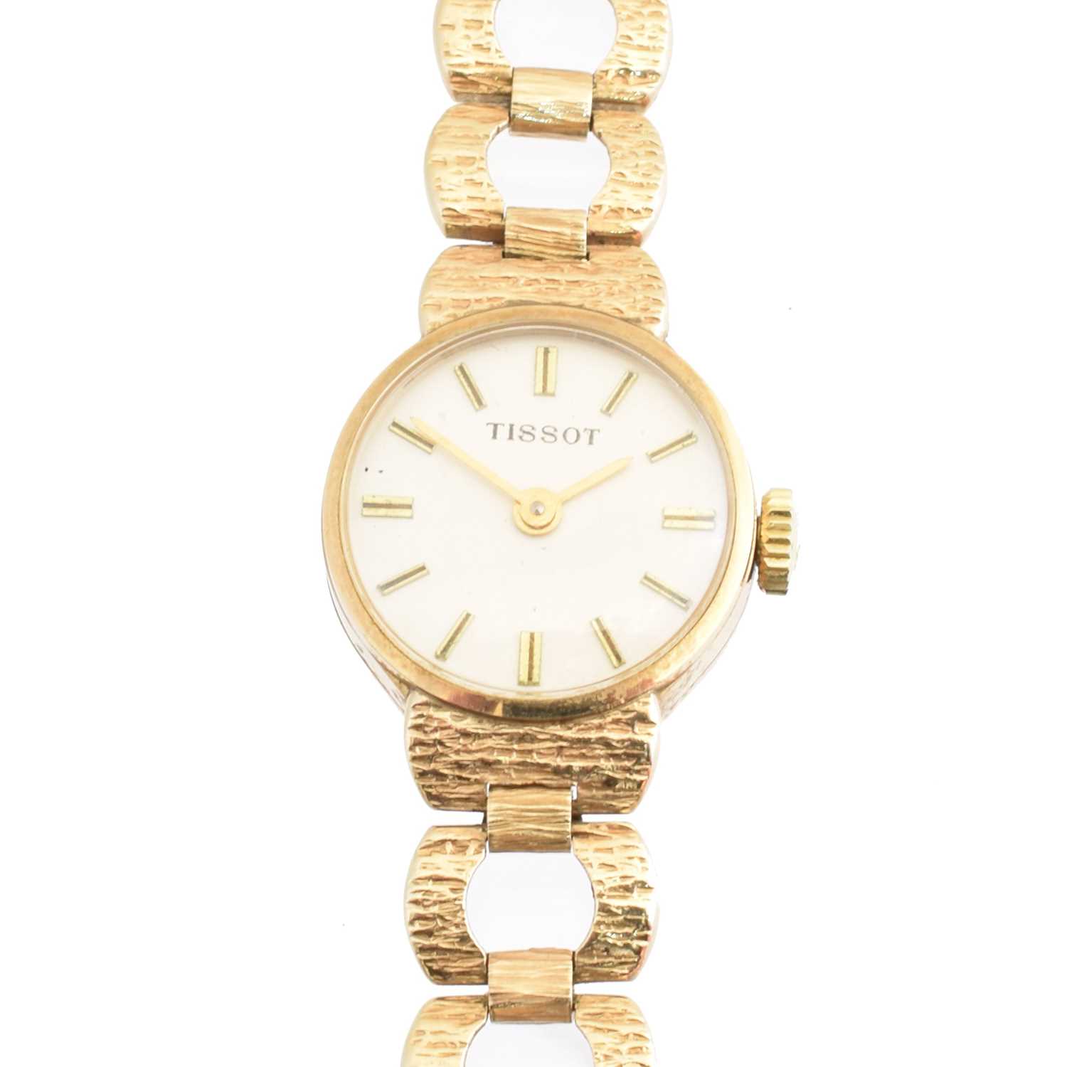 Lot 149 - A 1970s 9ct gold Tissot watch