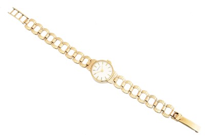 Lot 149 - A 1970s 9ct gold Tissot watch