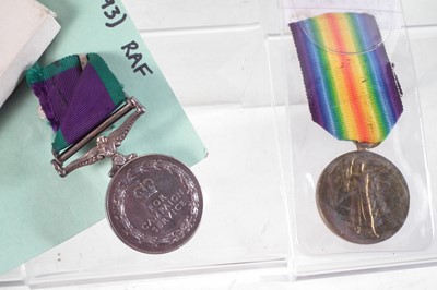 Lot 194 - Two medals and a tag.