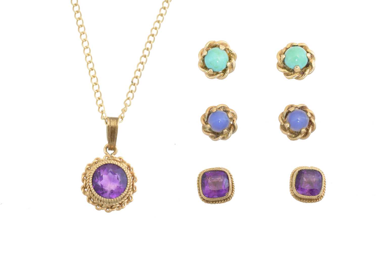 Lot 27 - A selection of gem-set jewellery