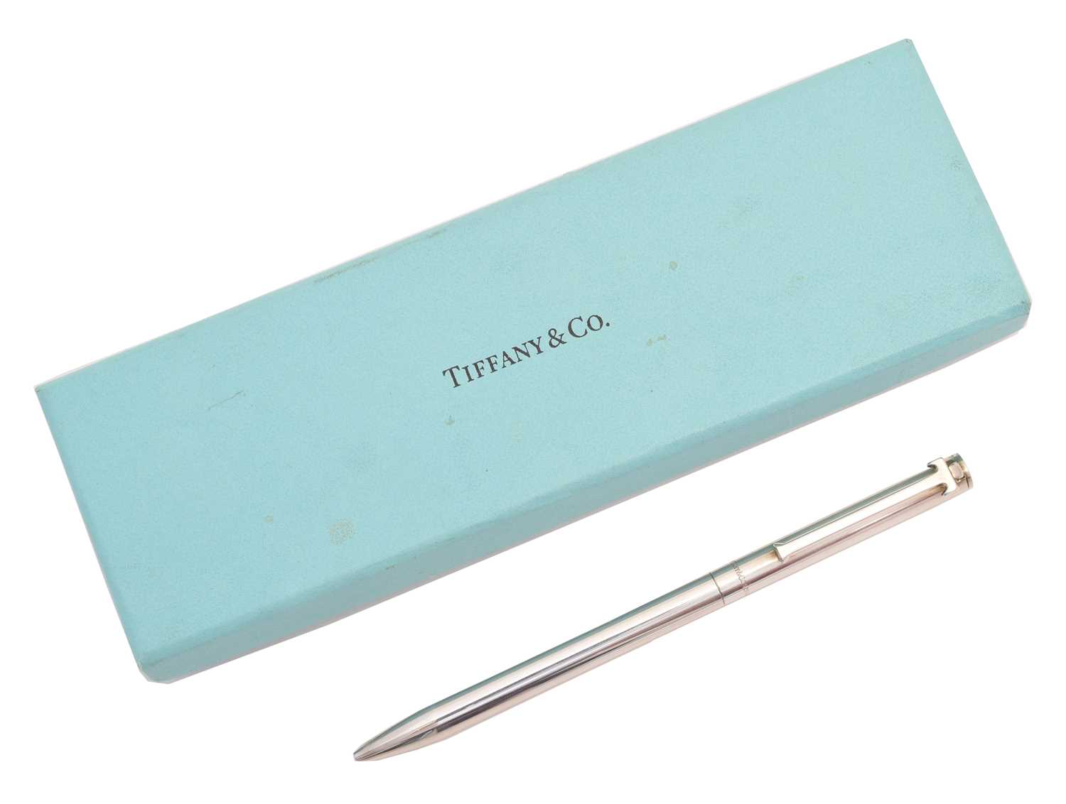 Lot 121 - A Tiffany & Co. silver ballpoint pen