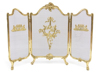 Lot 237 - French Rococo Style Fire Screen